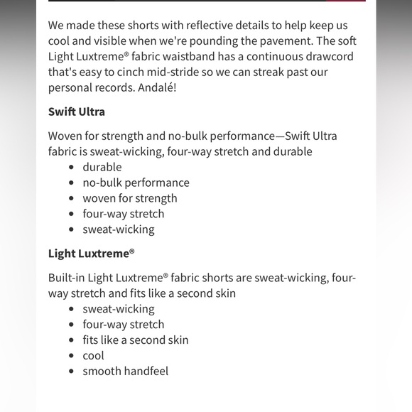 lululemon Speed Short Black (Reflective Dots)Size 4 - Picture 10 of 10